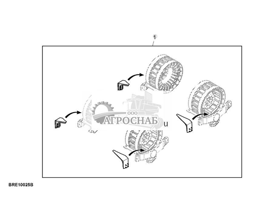 Комплект для самостоятельной установки, скребок для удаления мусора, широкая гусеница - ST849146 875.jpg